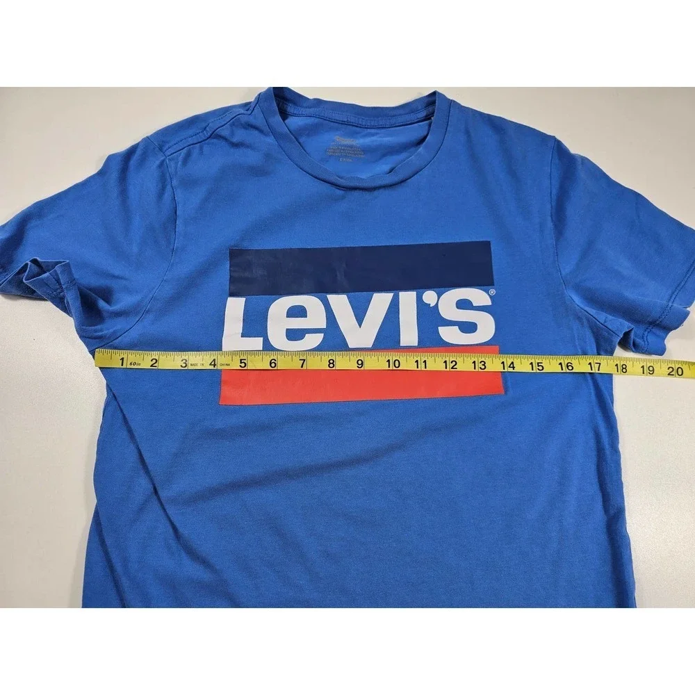 Levis size small spell out t shirt 90s vintage unisex